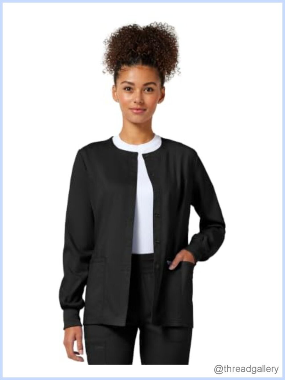 Cherokee Workwear Revolution Snap Front Scrub Jacket XXS-5XL